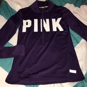 VS long sleeve zip up v neck